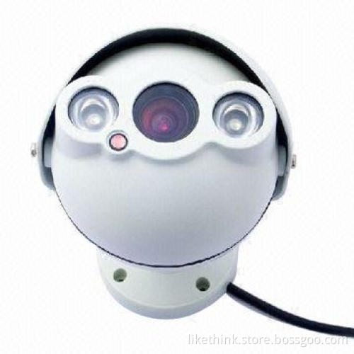 Surveillance Cameras with 1/3-inch Sony CCD Sensor, 2-piece IR LEDs, 1,200TVL Resolution